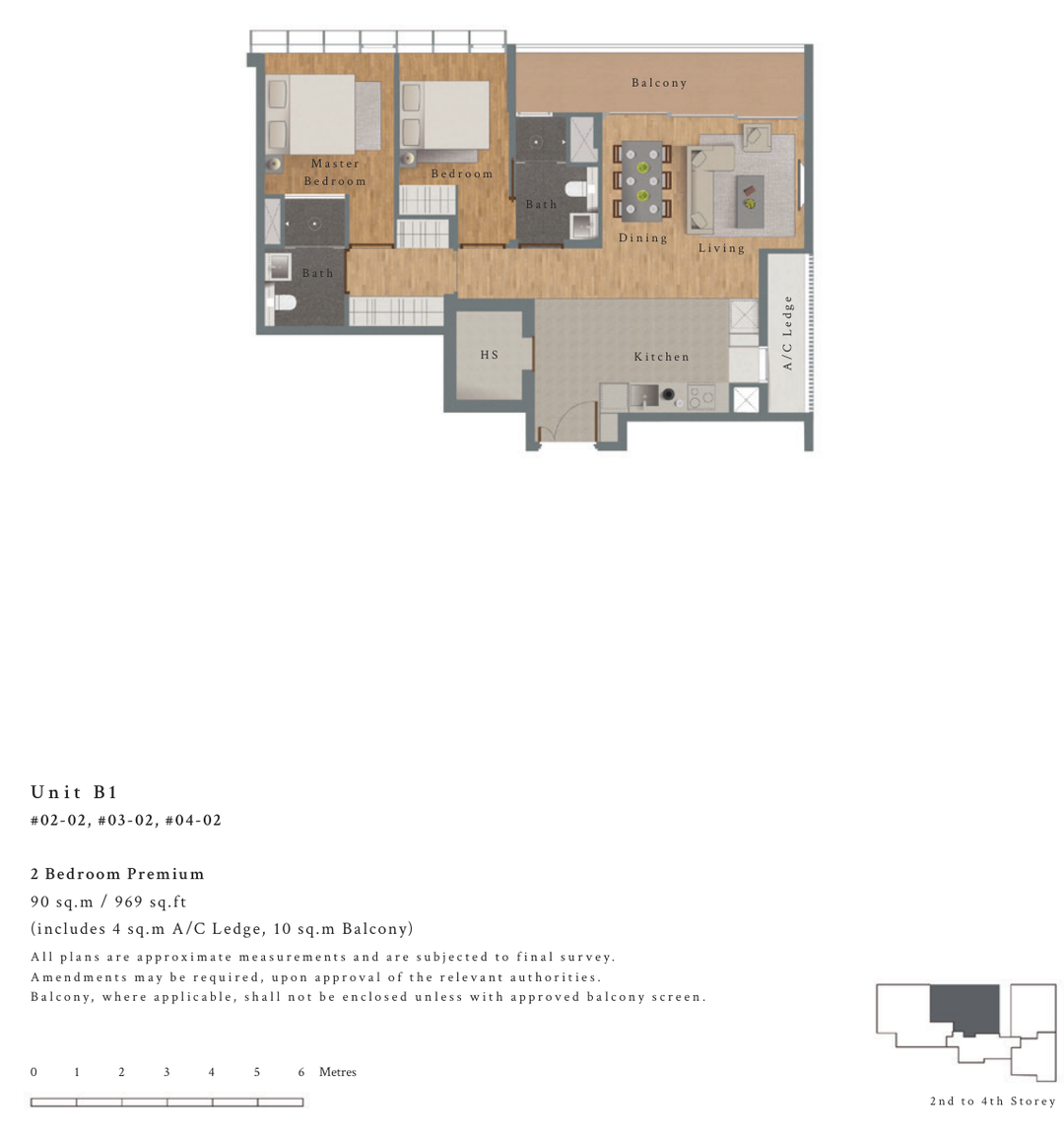 2-Bedroom Premium · Type B1
