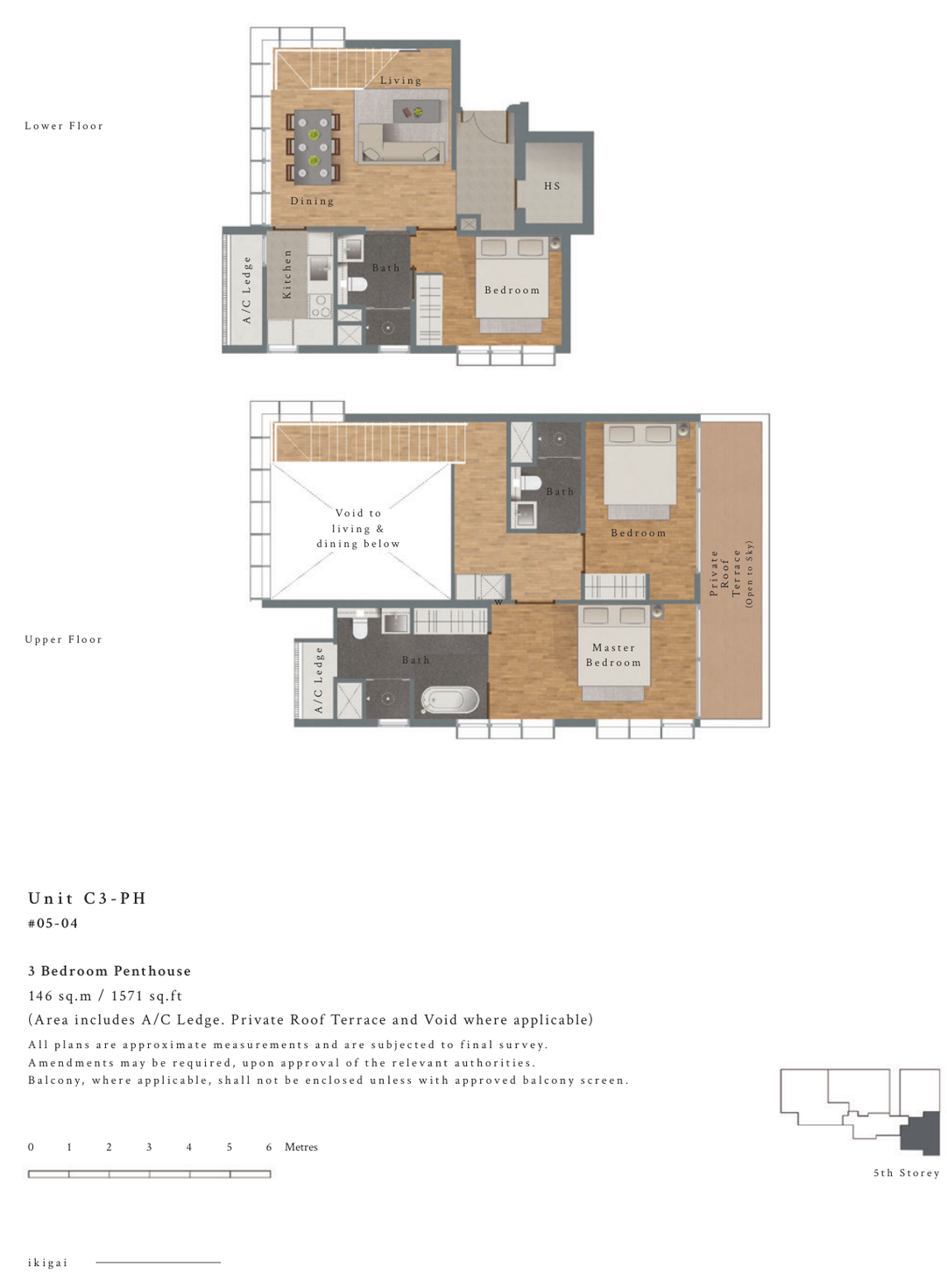 3-Bedroom Penthouse · Type C3-PH